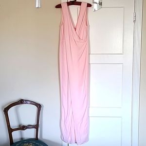Baby Pink Dress , Wedding, Bridesmaid dress, Baby girl revealing